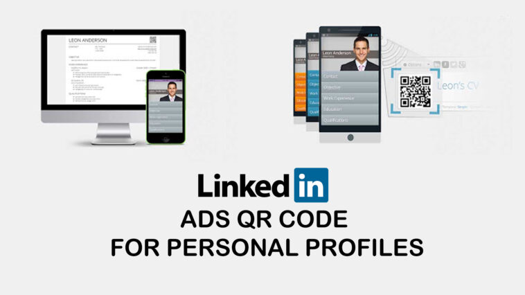 Linkedin Adss QR Code for personal Profiles
