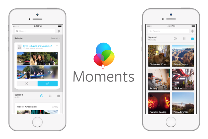 Facebook is shutting down Moments, and it’s standalone photo-sharing app