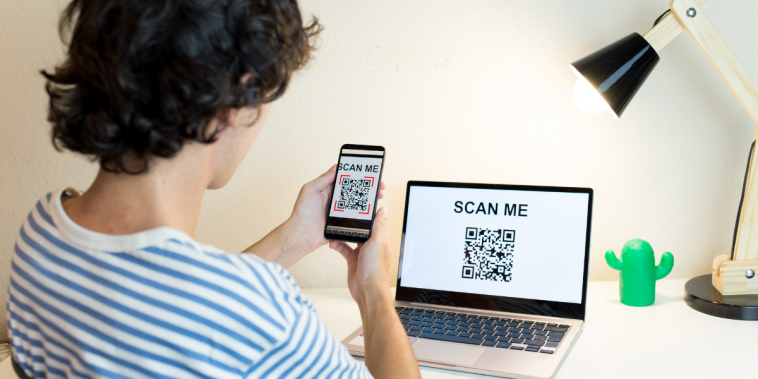 Scanning QR code