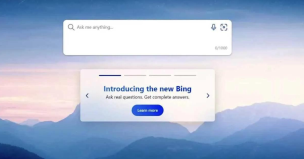 New Bing AI Search Engine